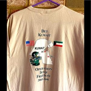 Vintage Operation Iraqi Freedom Kuwait tee shirt